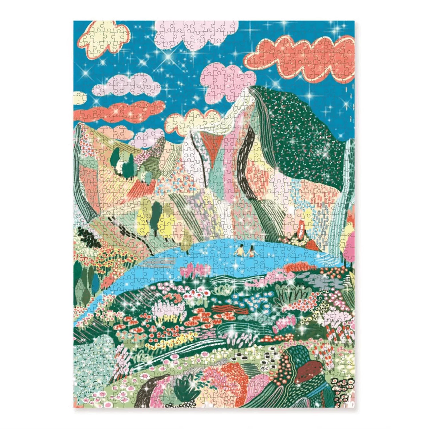 1000 Piece Glitter Puzzle - Laguna by Journey of Something 