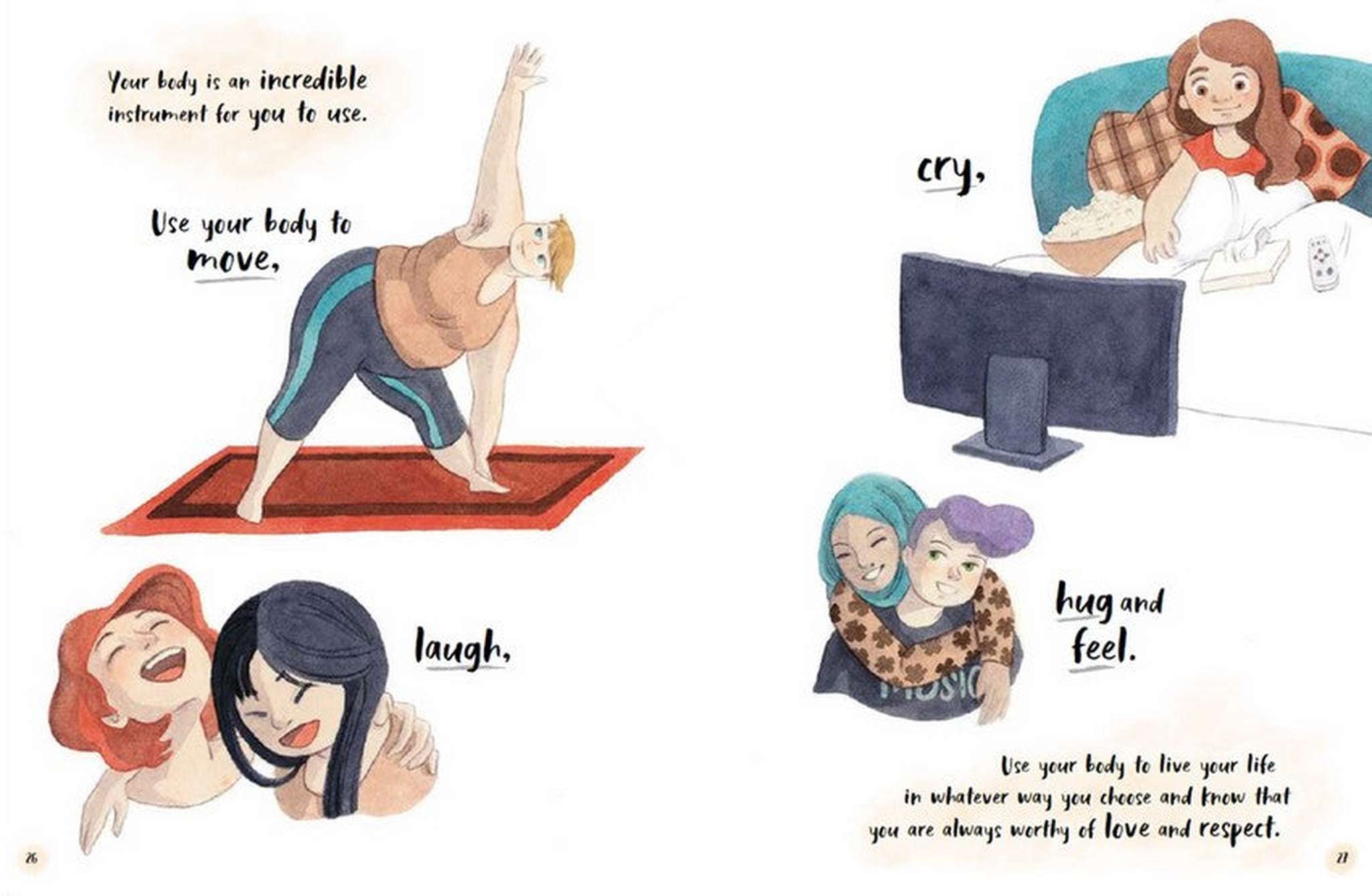 Love Your Body - Polly &amp; Co. - Jessica Sanders, Carol Rossetti (Illustrator) (Hardcover)