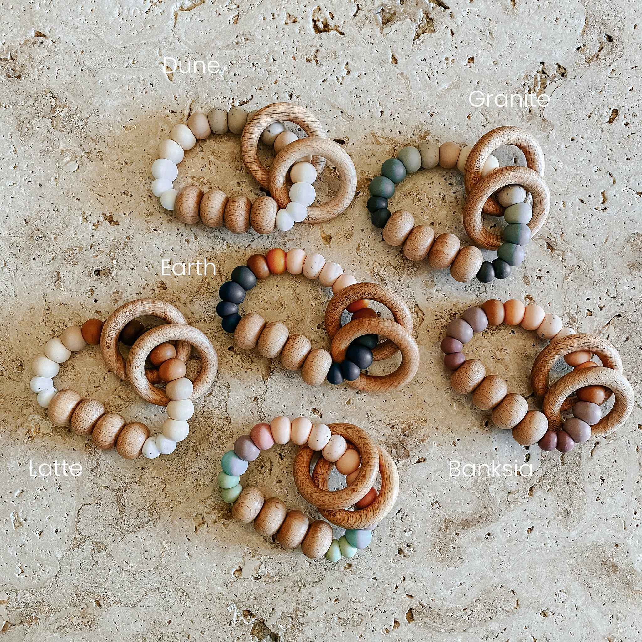 Rainbow Rattle Teether