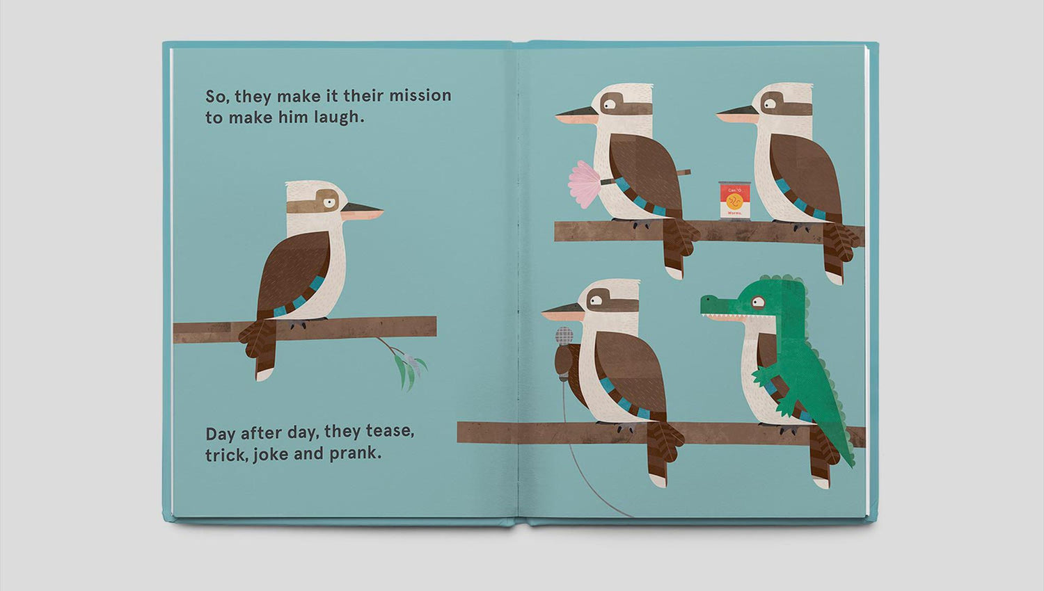 Kookaburras Love to Laugh. - Polly &amp; Co. - Laura Bunting, Philip Bunting (Illustrator) (Hardcover)