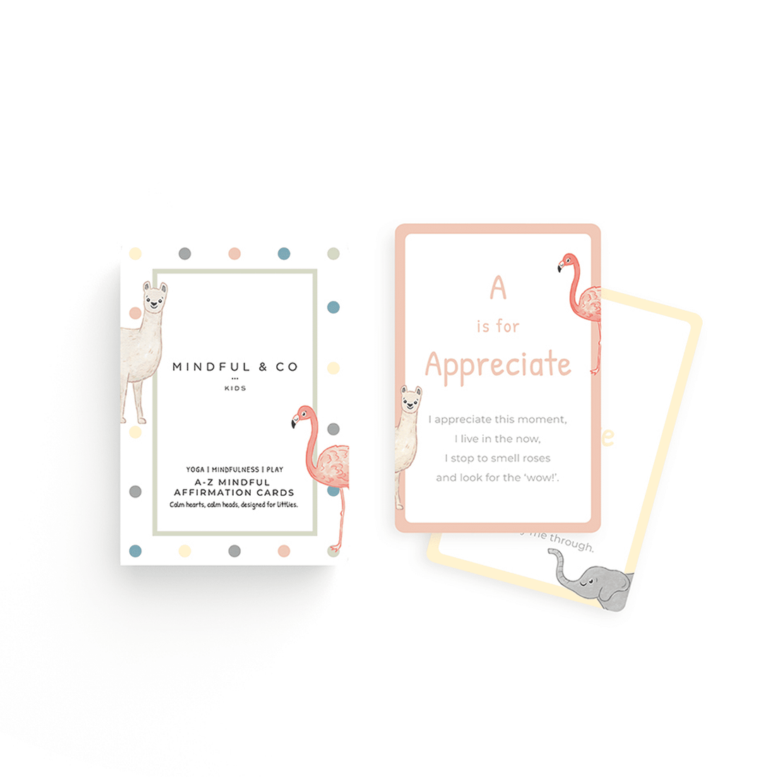Mindful &amp; Co Kids〡A-Z Mindful Affirmation Cards