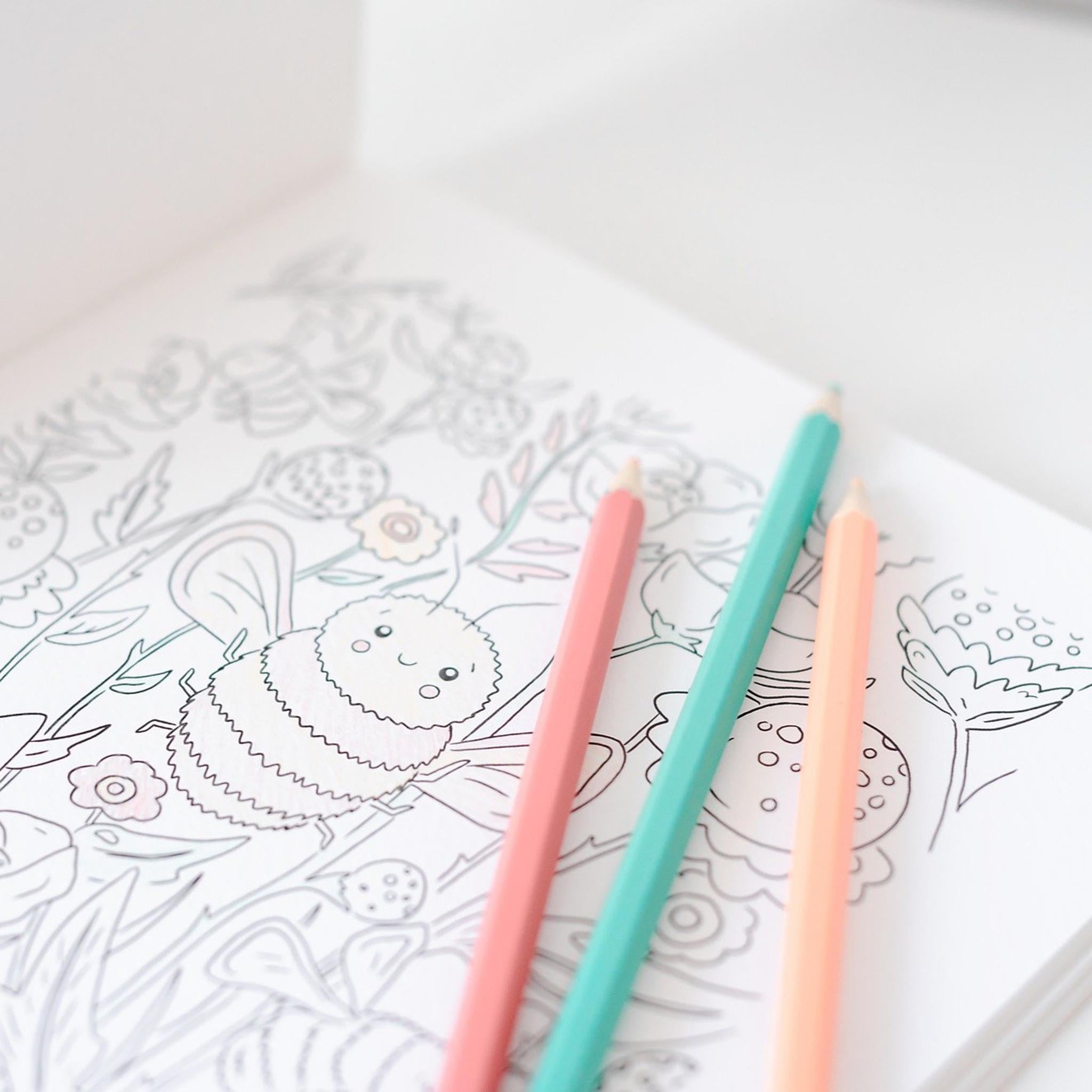 Mindful &amp; Co Kids〡ABCs of Mindfulness Colouring Book - Rose