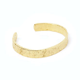 arms of eve gold cuff textured bracelet