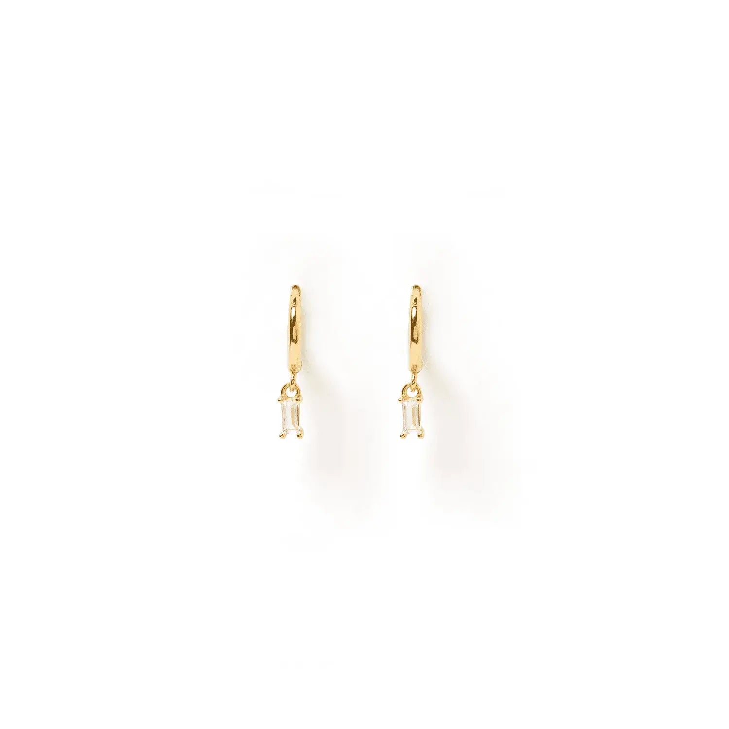 arms of eve pip gold charm zirconia earrings