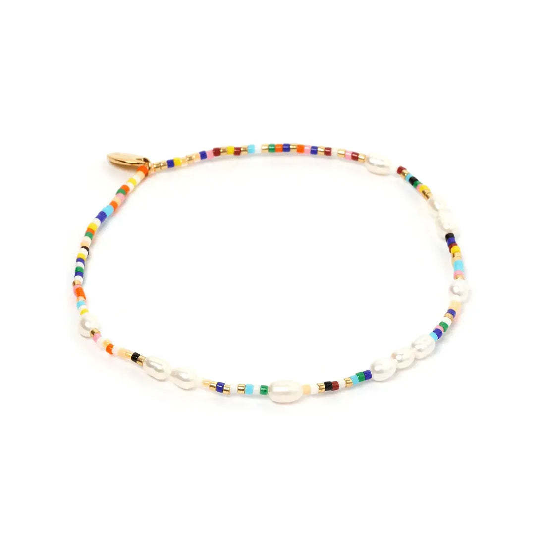 arms of eve coloured beaded anklet