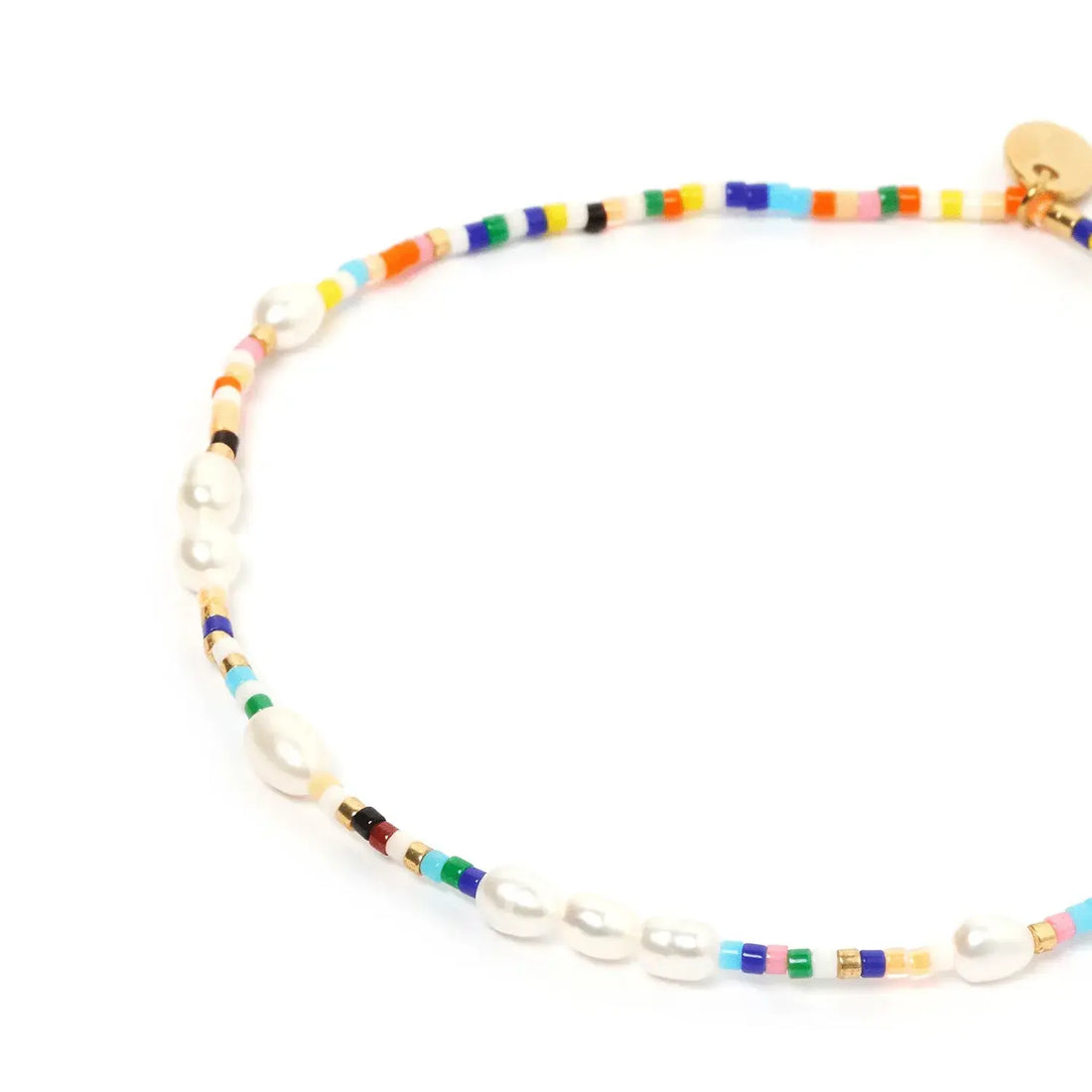 arms of eve coloured beaded anklet