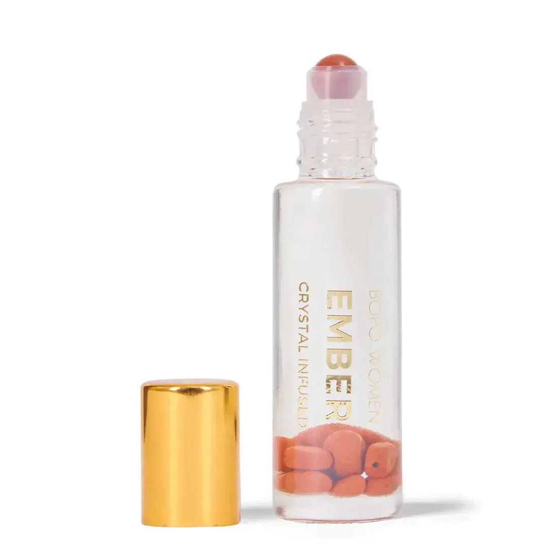 Ember Red Jasper Crystal Infused Perfume Roller by Bopo Women (15ml) 