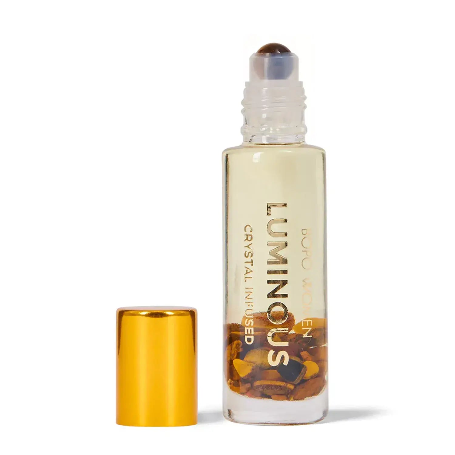 Luminous Tigers Eye Crystal Infused Perfume Roller by Bopo Women (15ml) 