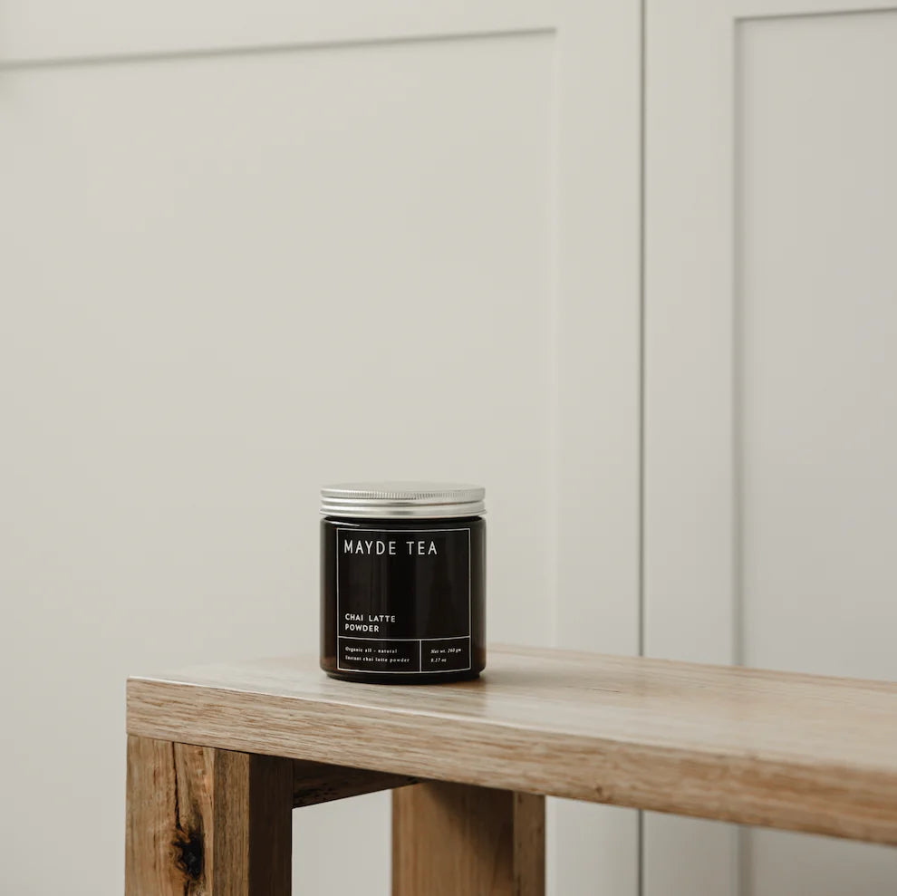 Chai Latte Powder by Mayde Tea - 33 Serve Jar