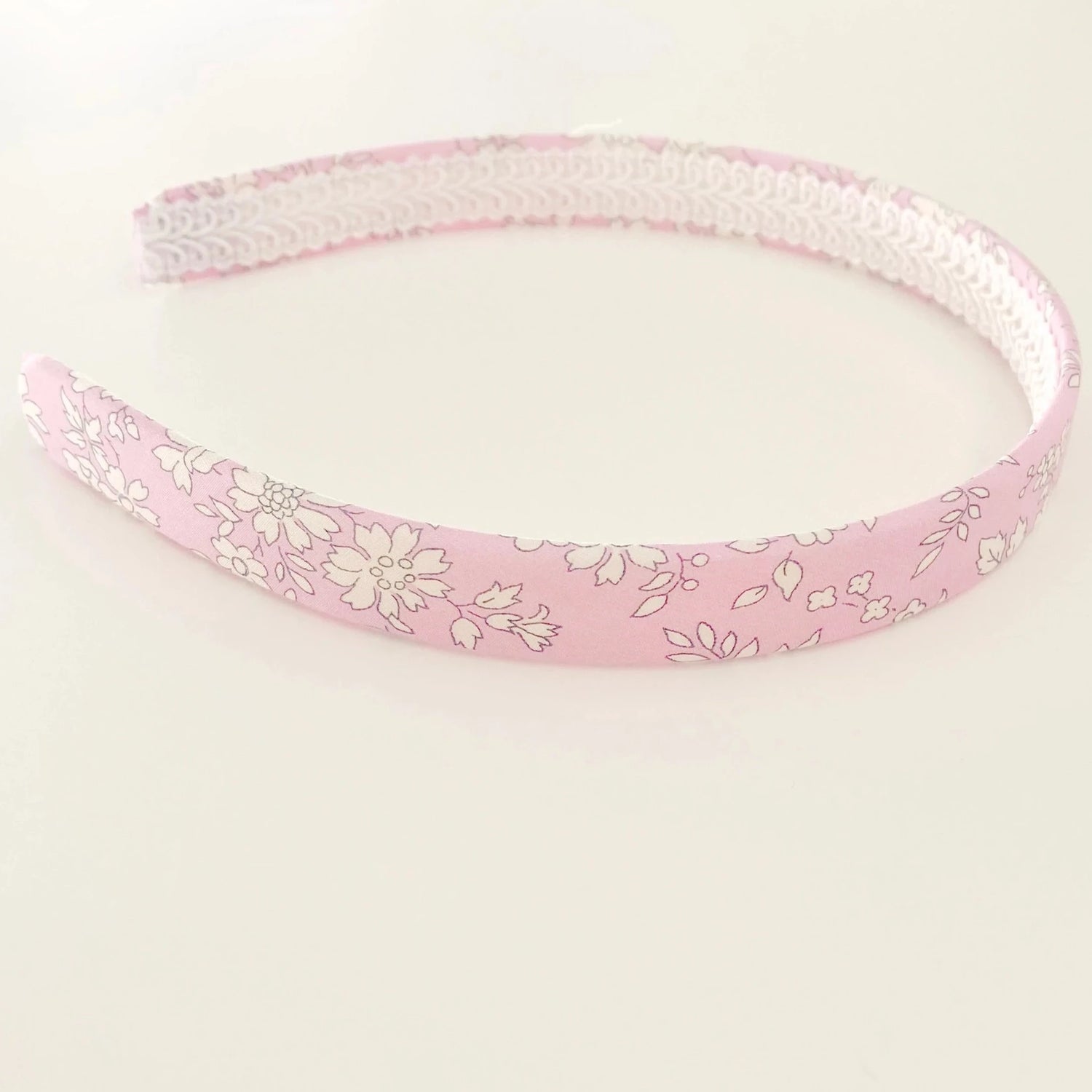 dainty dulcie pink liberty london fabric headband