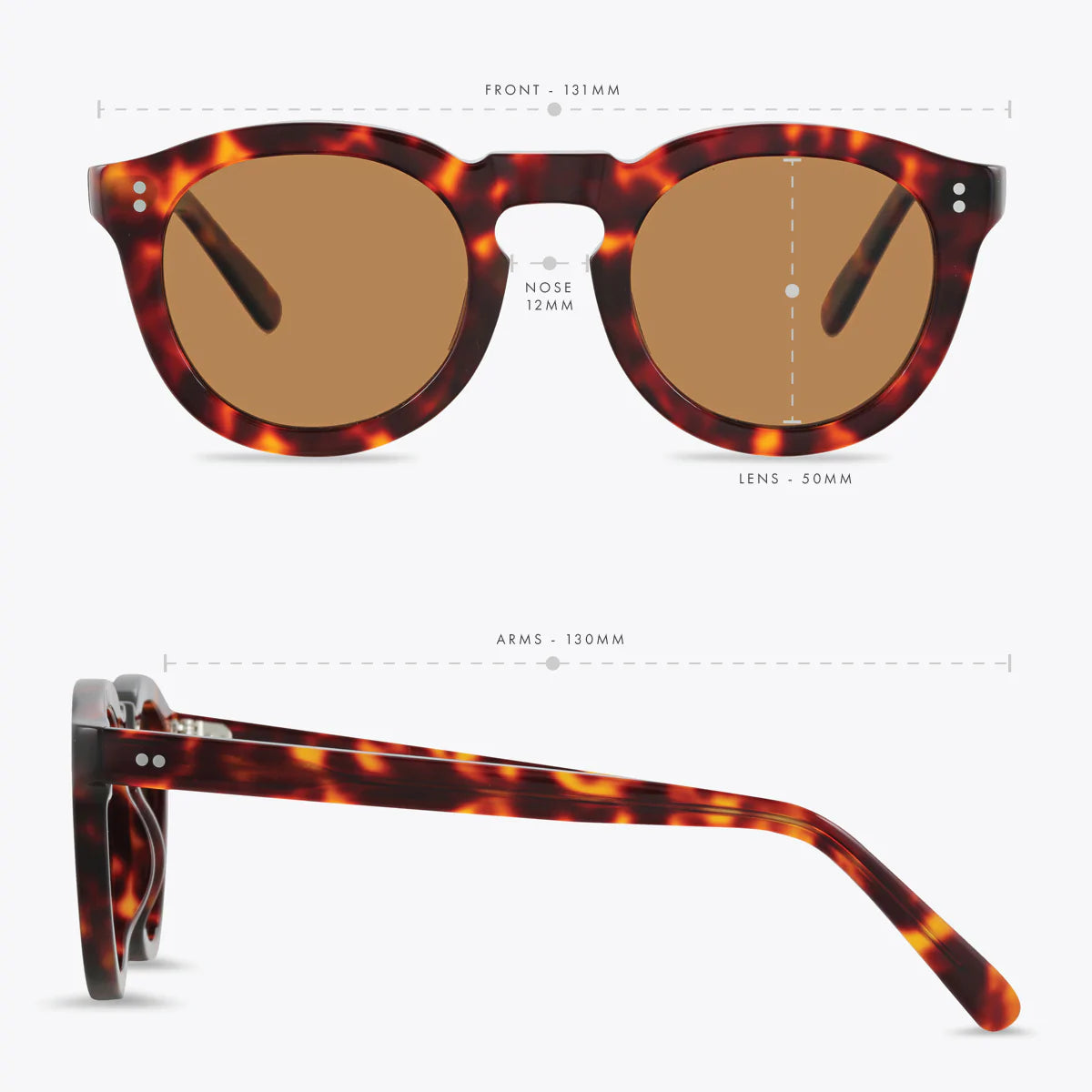Status Anxiety Detached Sunglasses in Brown Tort