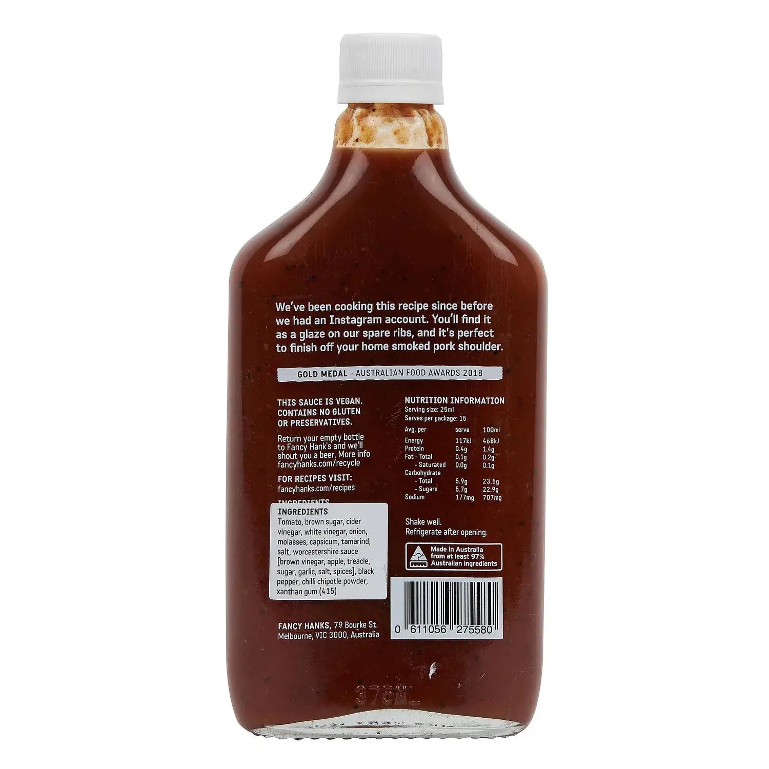 Original BBQ Sauce (375ml) by Fancy Hank&
