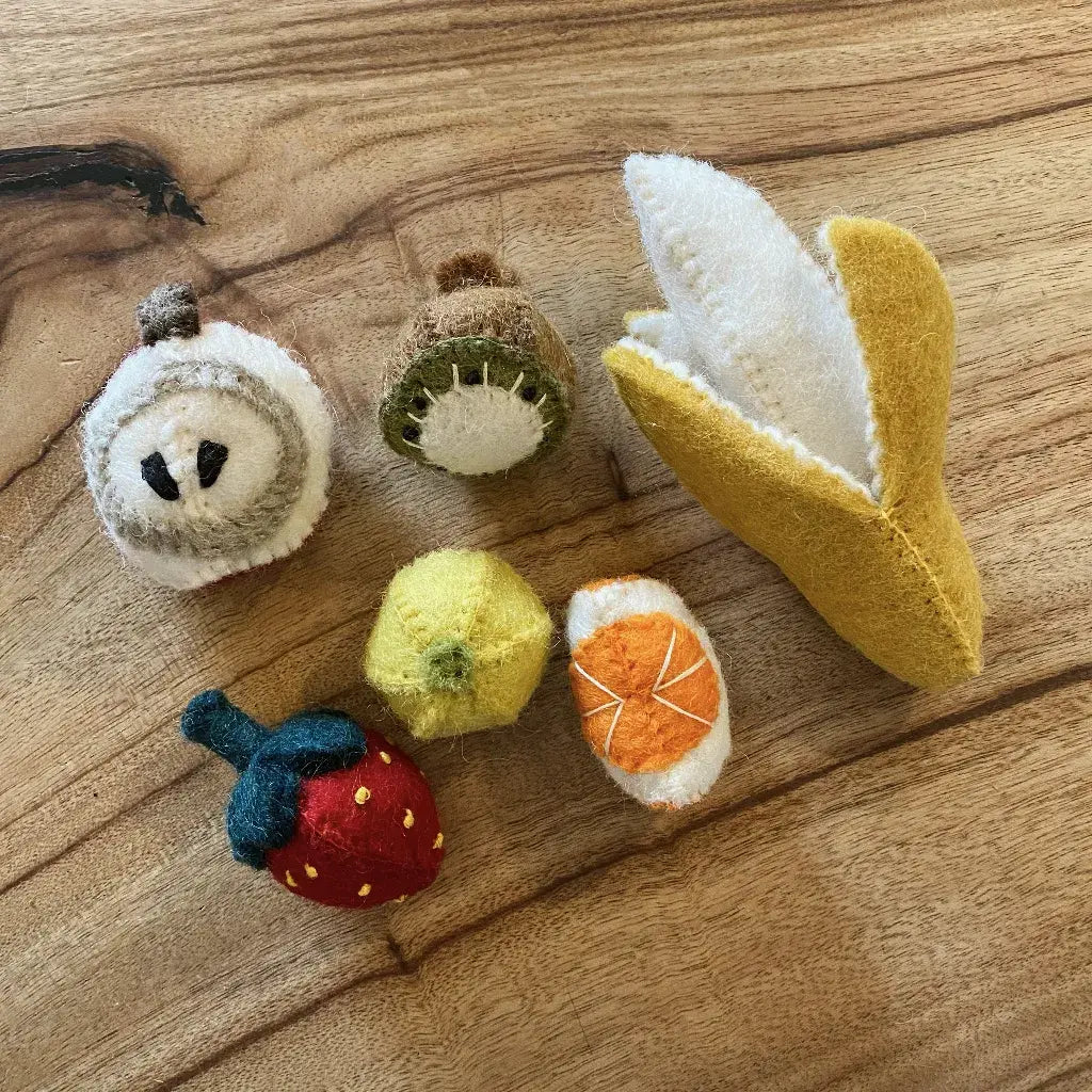 Felted Fruit Set in Box