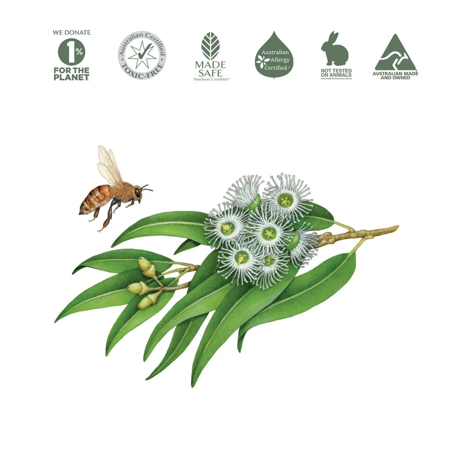 Natural Hand Wash by Koala Eco - Lemon, Eucalyptus &amp; Rosemary (500ml)
