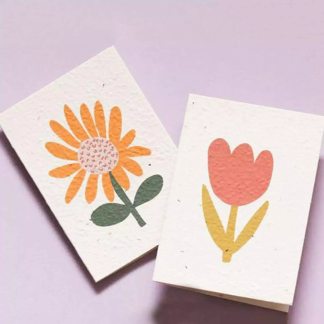 Mini Plantable Greeting Card by Hello Petal - Tilly Tulip / Sunny 