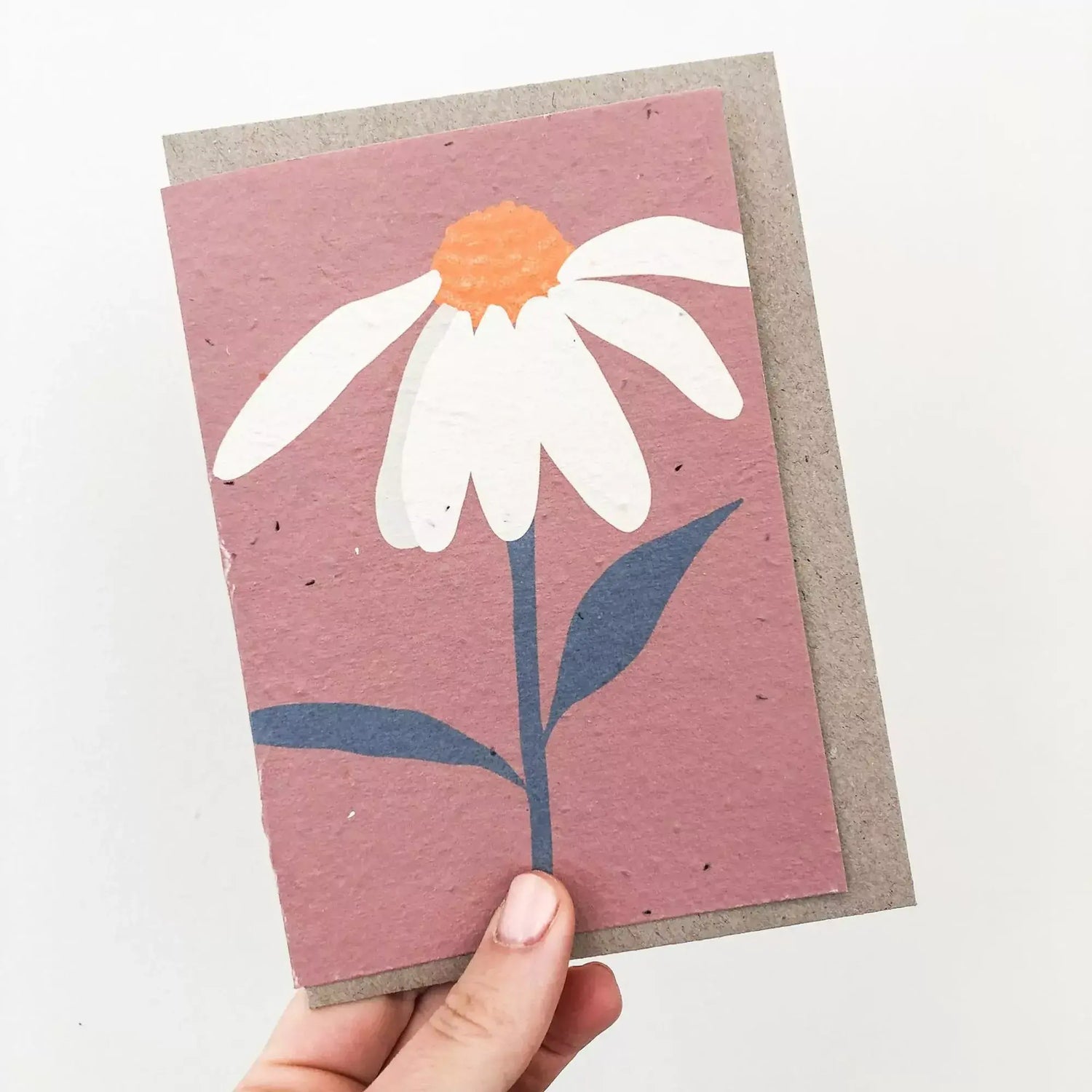 Seeded Plantable Greeting Card by Hello Petal - Hey Flower 