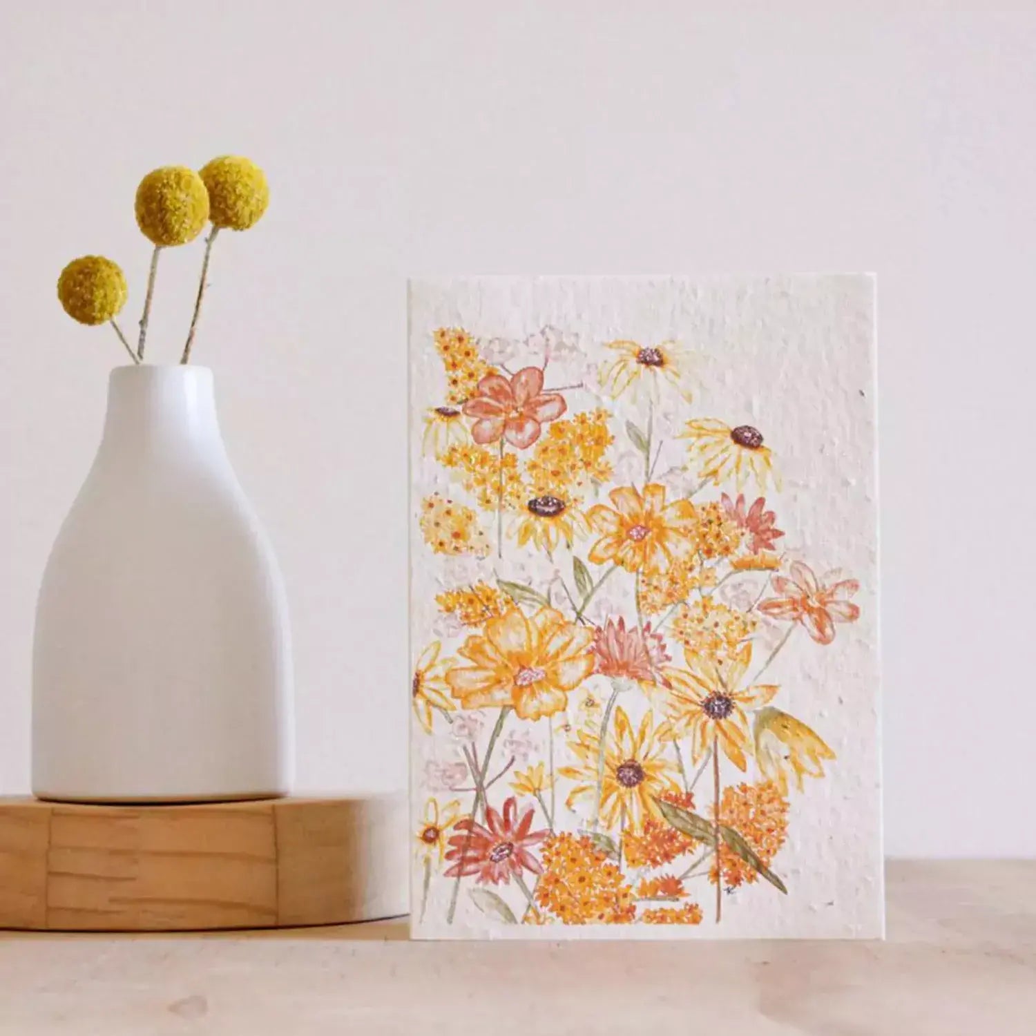 Seeded Plantable Greeting Card by Hello Petal - Shades of Sunshine Sunshine 