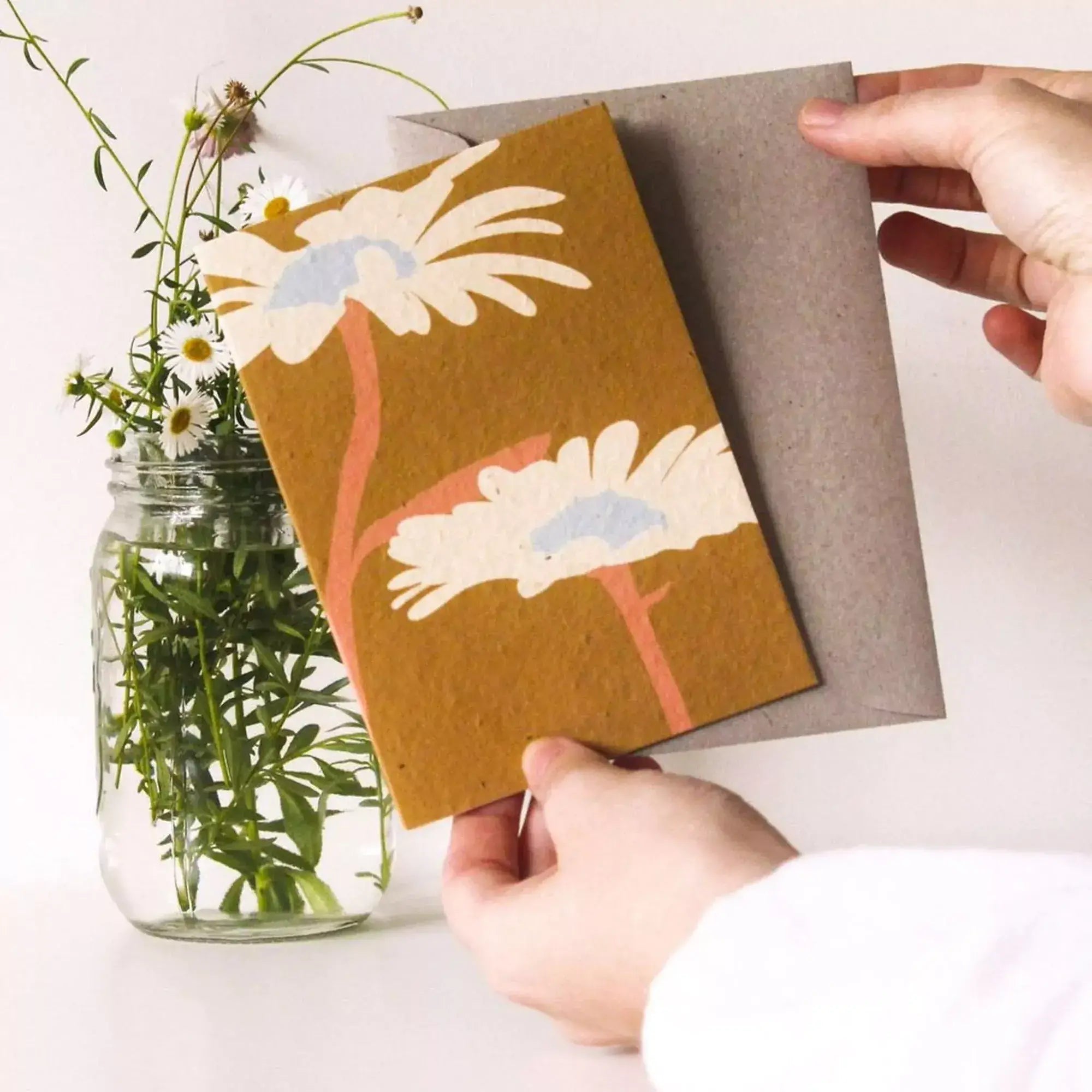 Seeded Plantable Greeting Card by Hello Petal - Two Wildflowers 