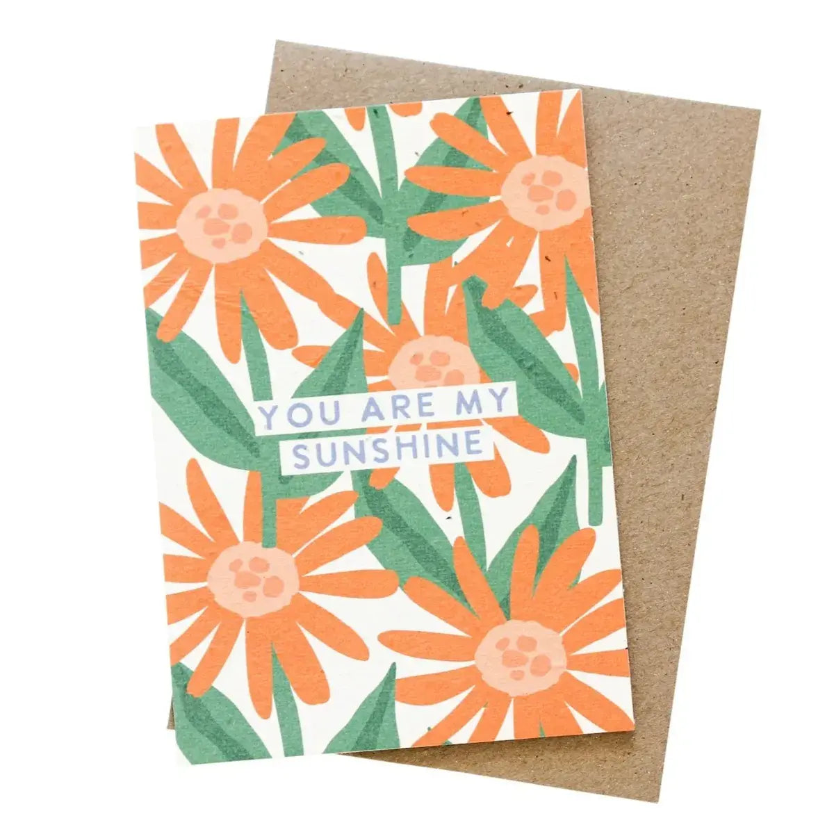 Hello Petal Card That Grows Flowers - You Are My Sunshine