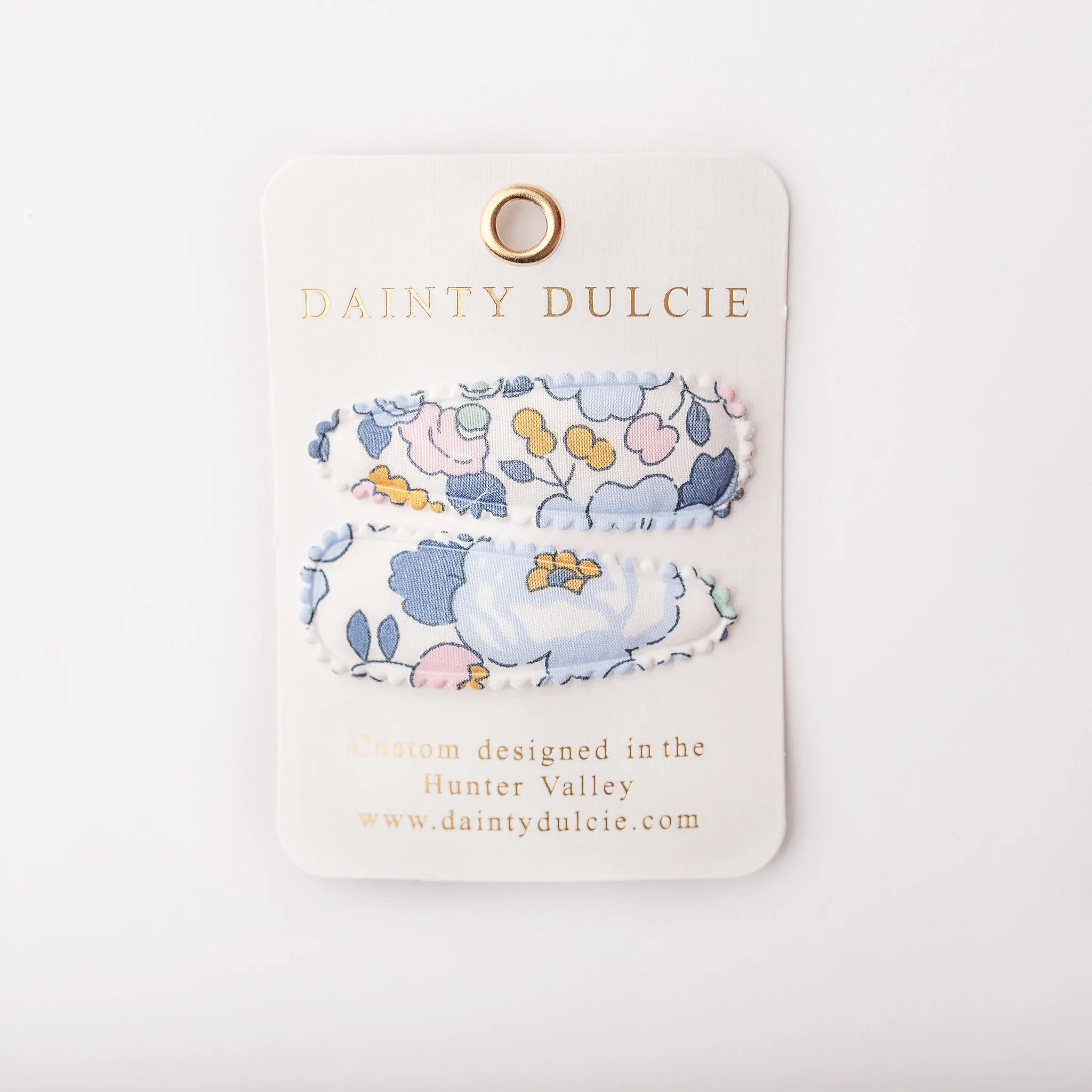 Fabric Hair Clips by Dainty Dulcie - Bess