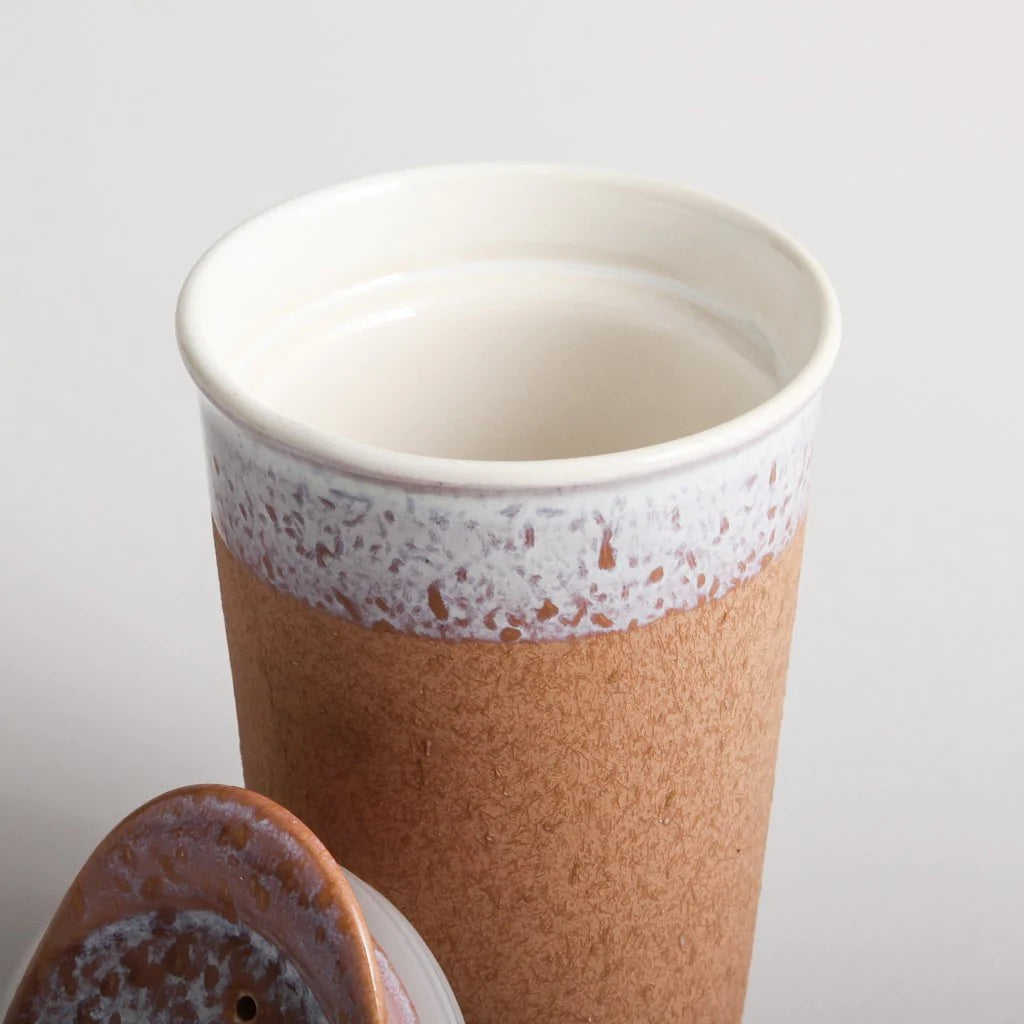 Its a Keeper Ceramic Keep Cup in Raw Earth by Indigo Love Collectors
