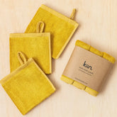 Wash Cloth by Kiin Baby in Mustard