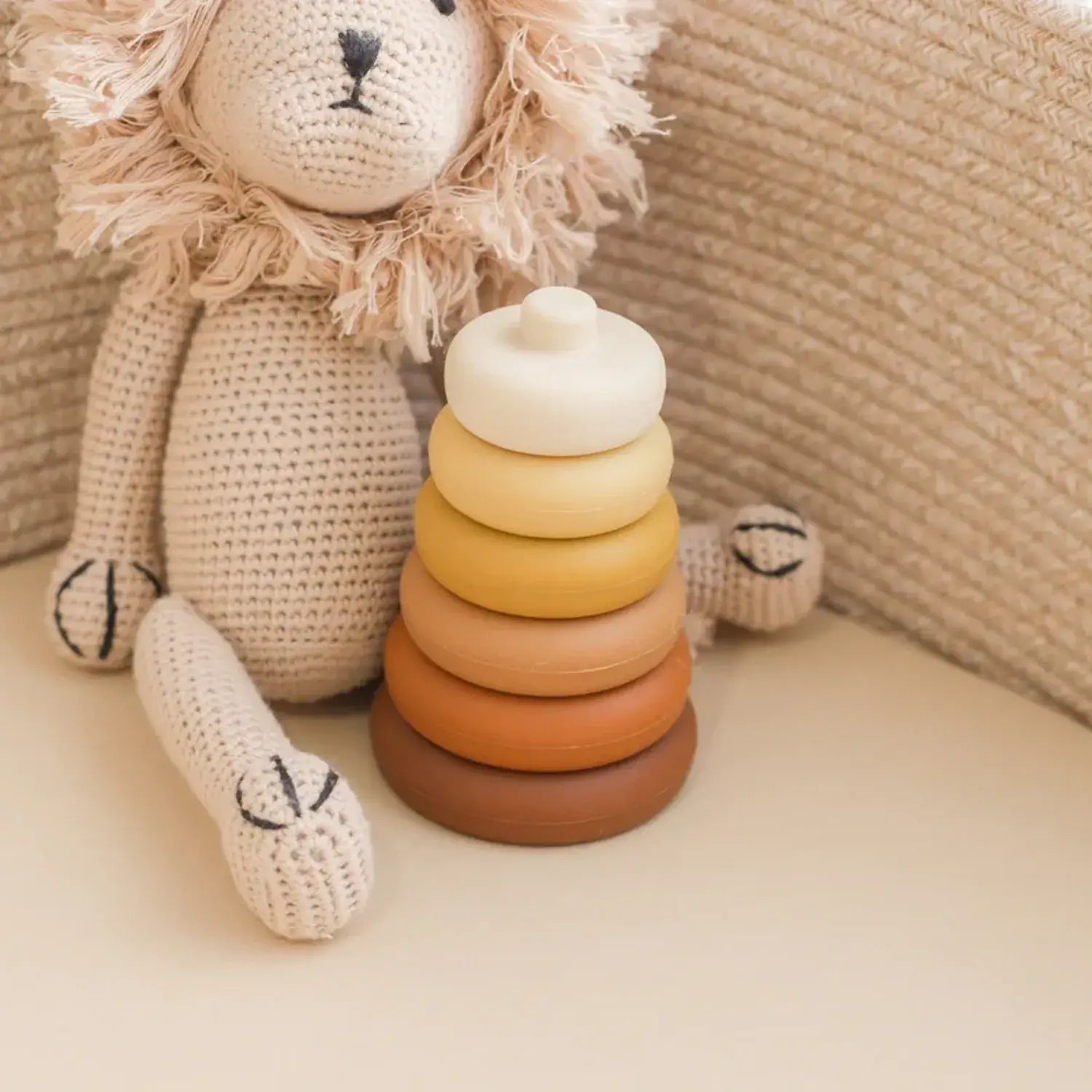 Round Stacking Teething Tower Toy by Kiin