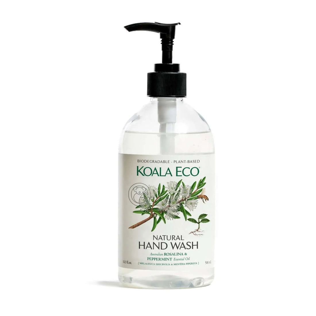 Natural Hand Wash by Koala Eco - Rosalina &amp; Peppermint (500ml)