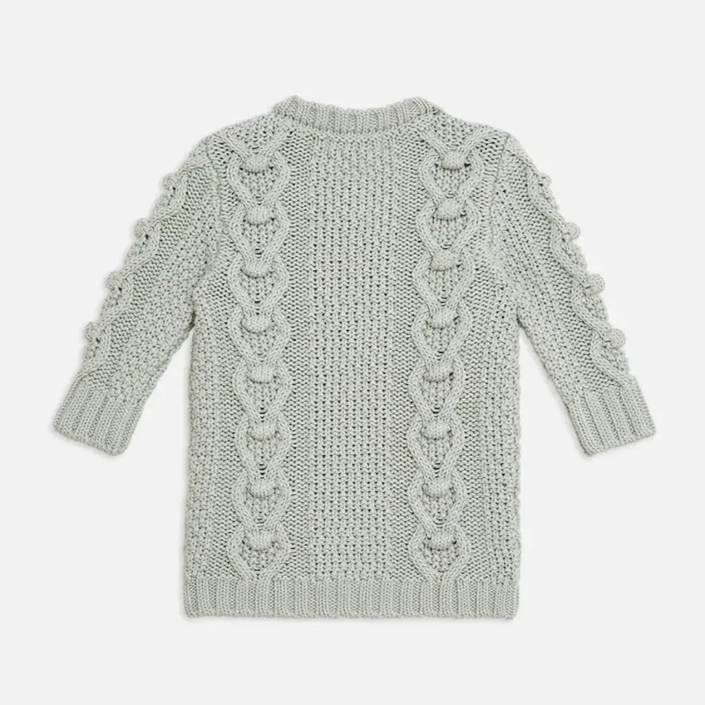 Miann &amp; Co Cable Knit Cardigan - Mint