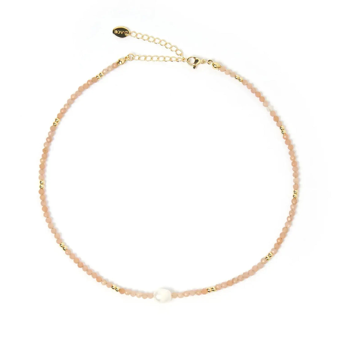 Mila Gemstone and Pearl Choker by Arms of Eve