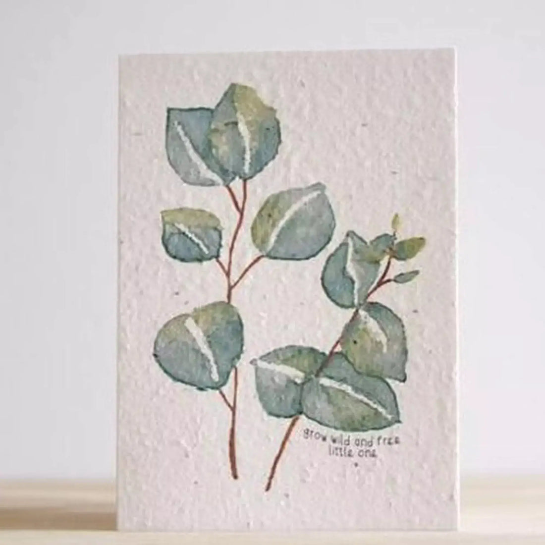 Mini Plantable Greeting Card by Hello Petal - Grow Wild and Free Little One 