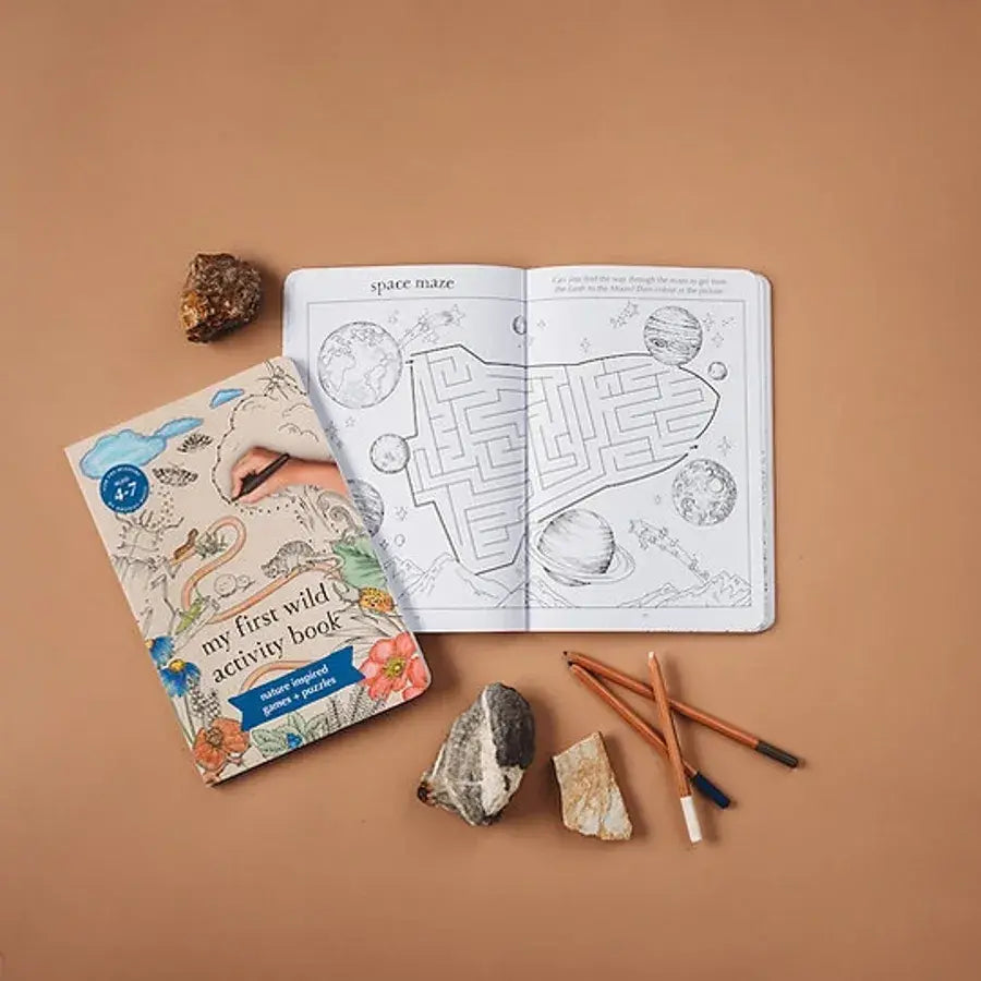 Nature Activity Book for Kids - Maze Game