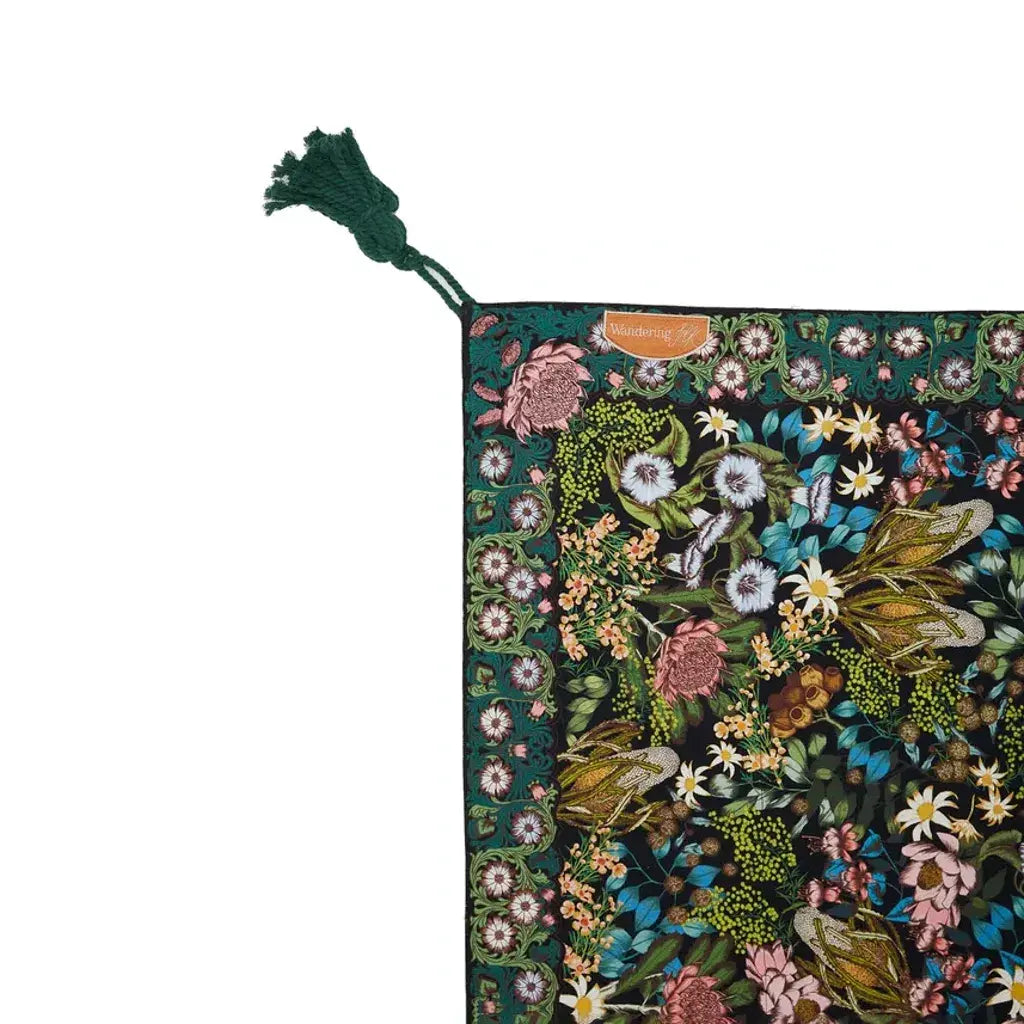 Native Picnic Rug - Wildflower by Wandering Folk 