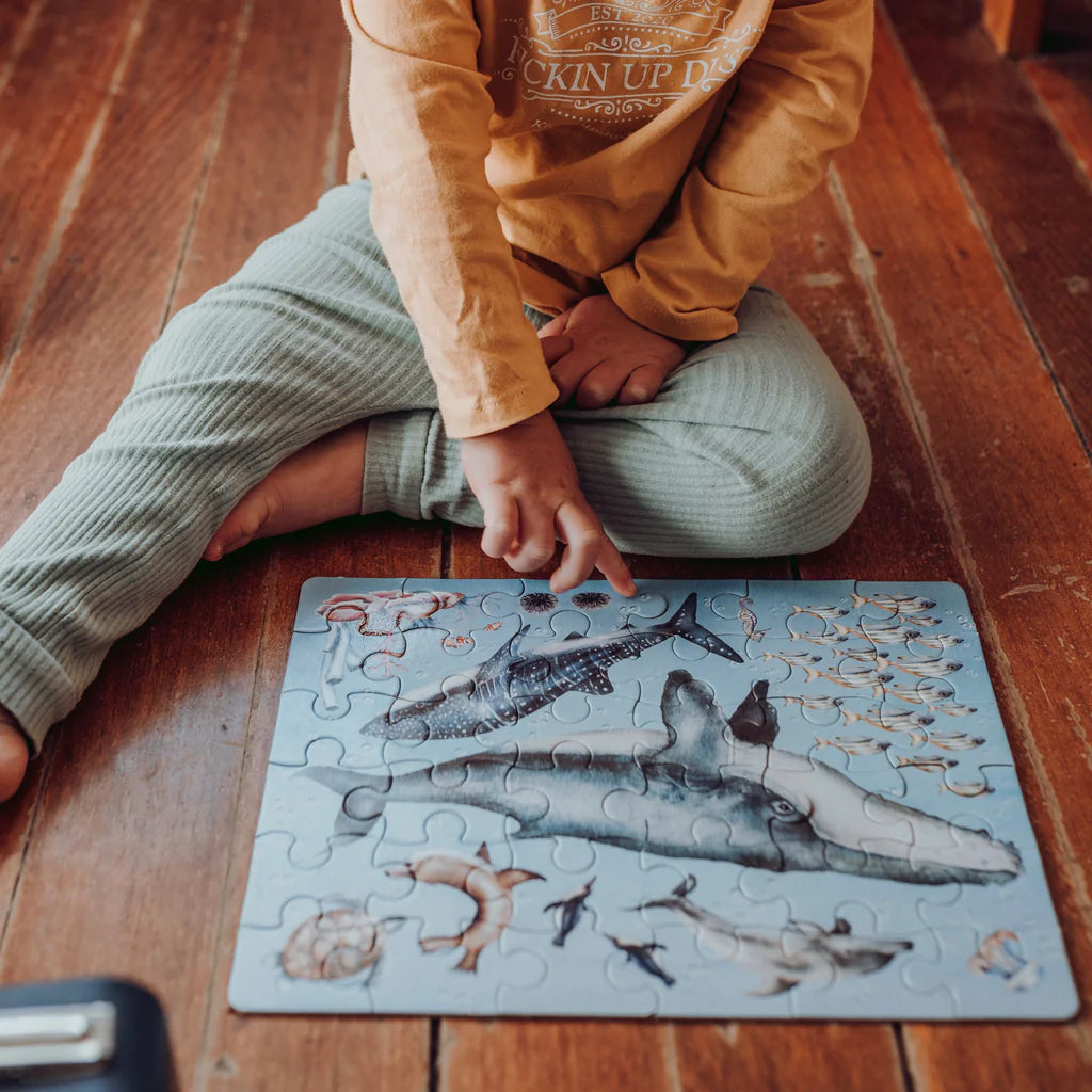 Ocean &quot;Take me with you&quot; Kids Puzzle by Modern Monty 🐳