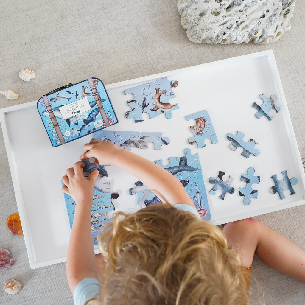 Ocean &quot;Take me with you&quot; Kids Puzzle by Modern Monty 🐳