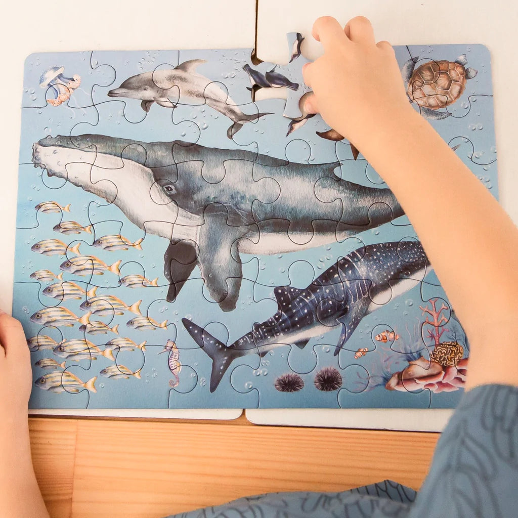 Ocean &quot;Take me with you&quot; Kids Puzzle by Modern Monty 🐳
