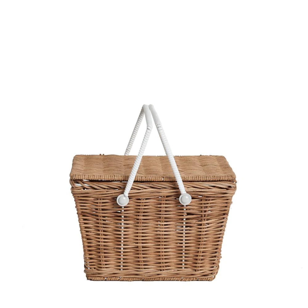 Piki Rattan Basket by Olli Ella in Natural 