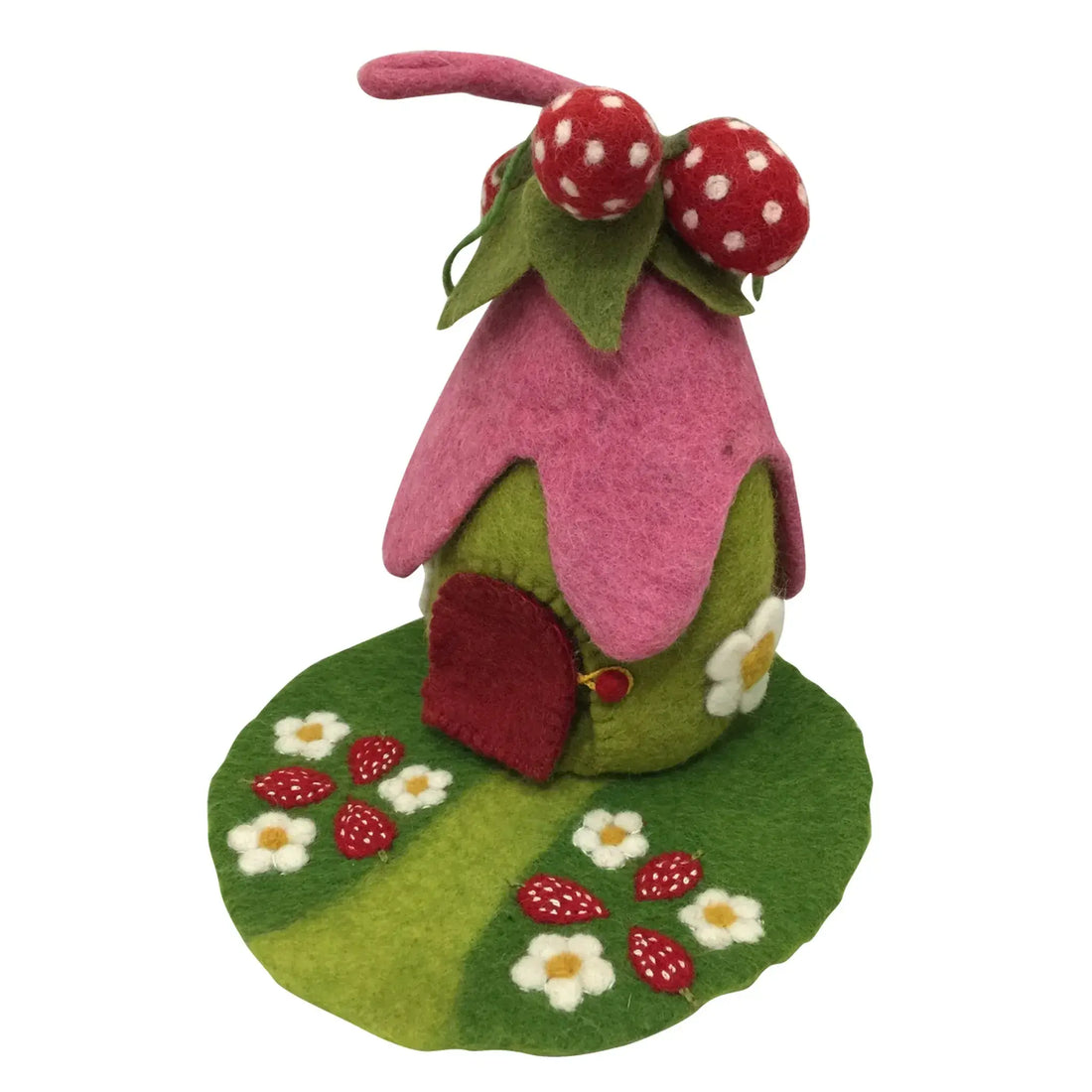Strawberry Fairy House & Mat by Papoose Toys