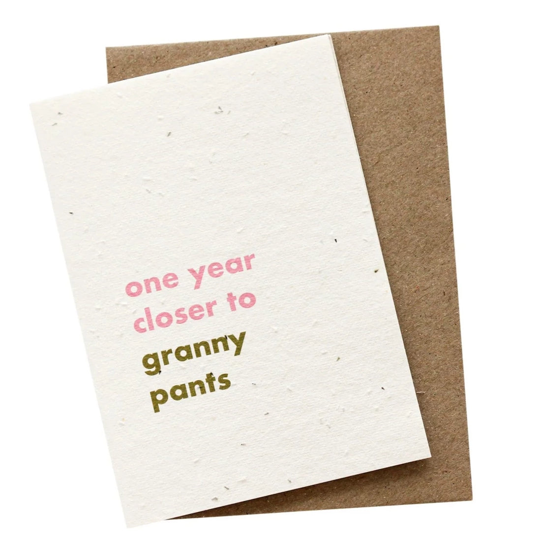 Seeded Plantable Greeting Card by Hello Petal - Granny Pants 