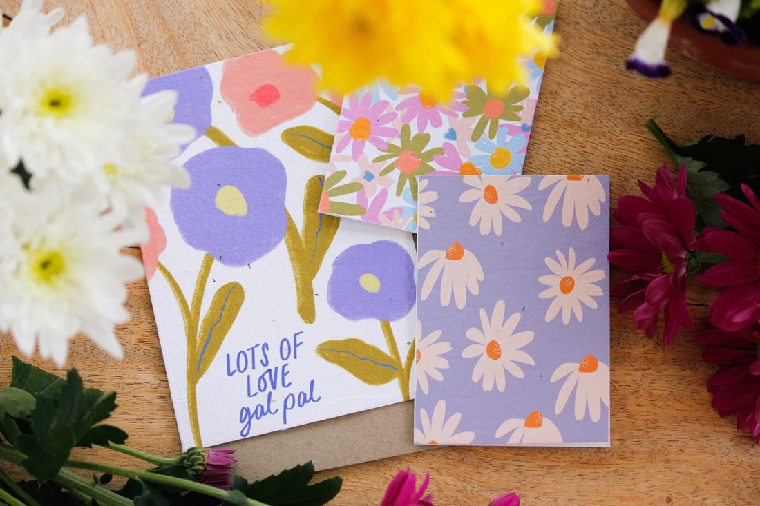 Blooming Card - Seeded Plantable Greeting Card by Hello Petal - Lots of Love