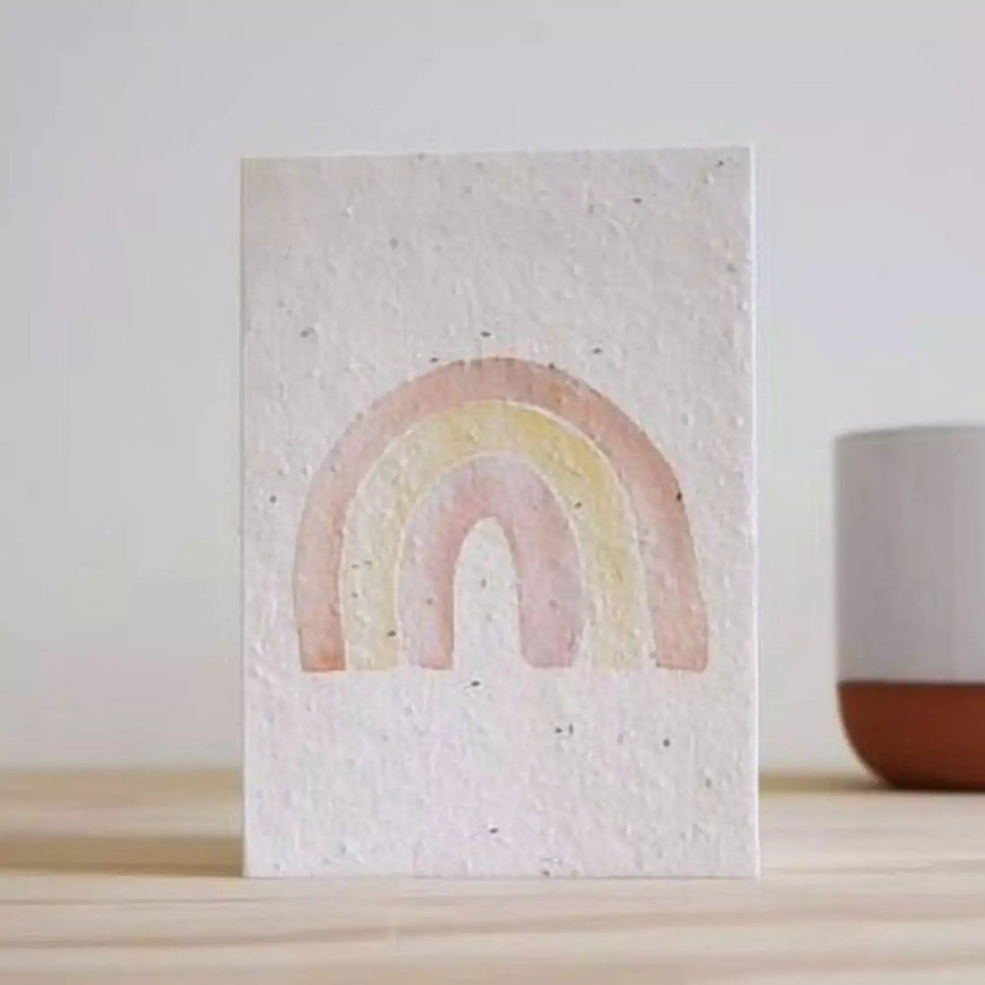 Seeded Plantable Greeting Card by Hello Petal - Rainbow