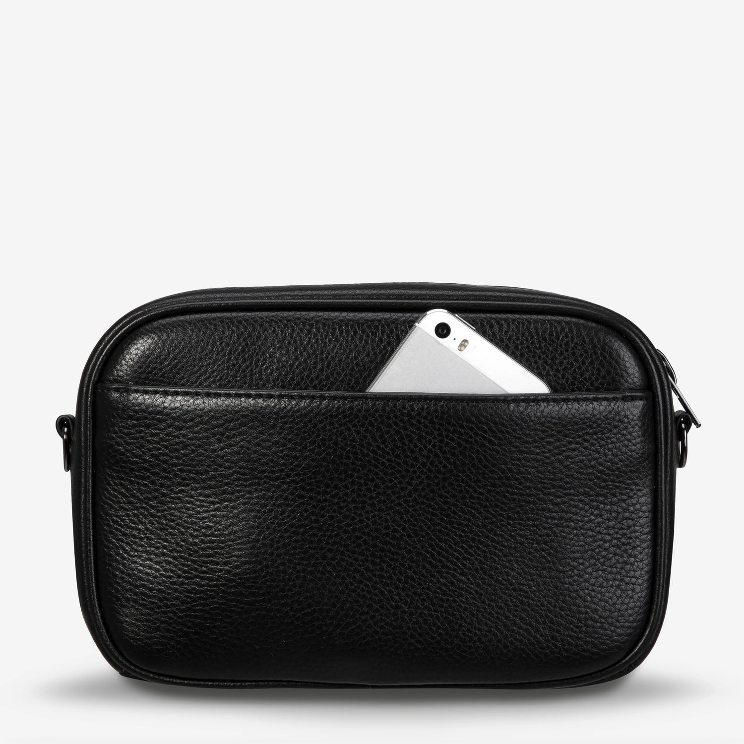 Status Anxiety Bag - Plunder with Webbed Strap in Black