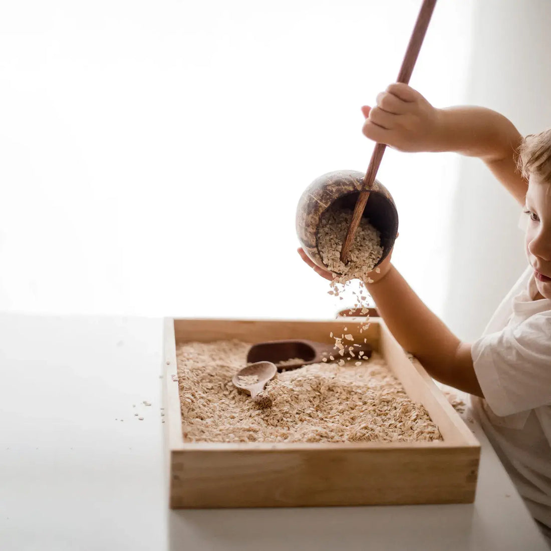 Qtoys Mini Coconut Water Scoop in Sandpit