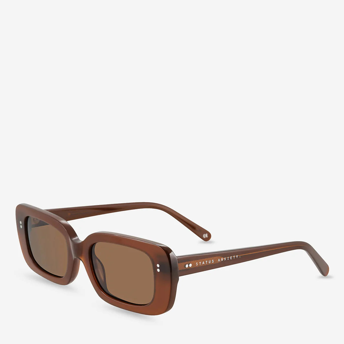 Status Anxiety Solitary Sunglasses in Brown 