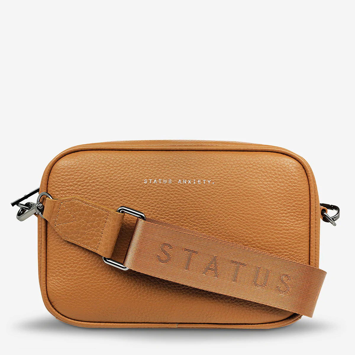 Status Anxiety Bag - Plunder with Webbed Strap in Tan