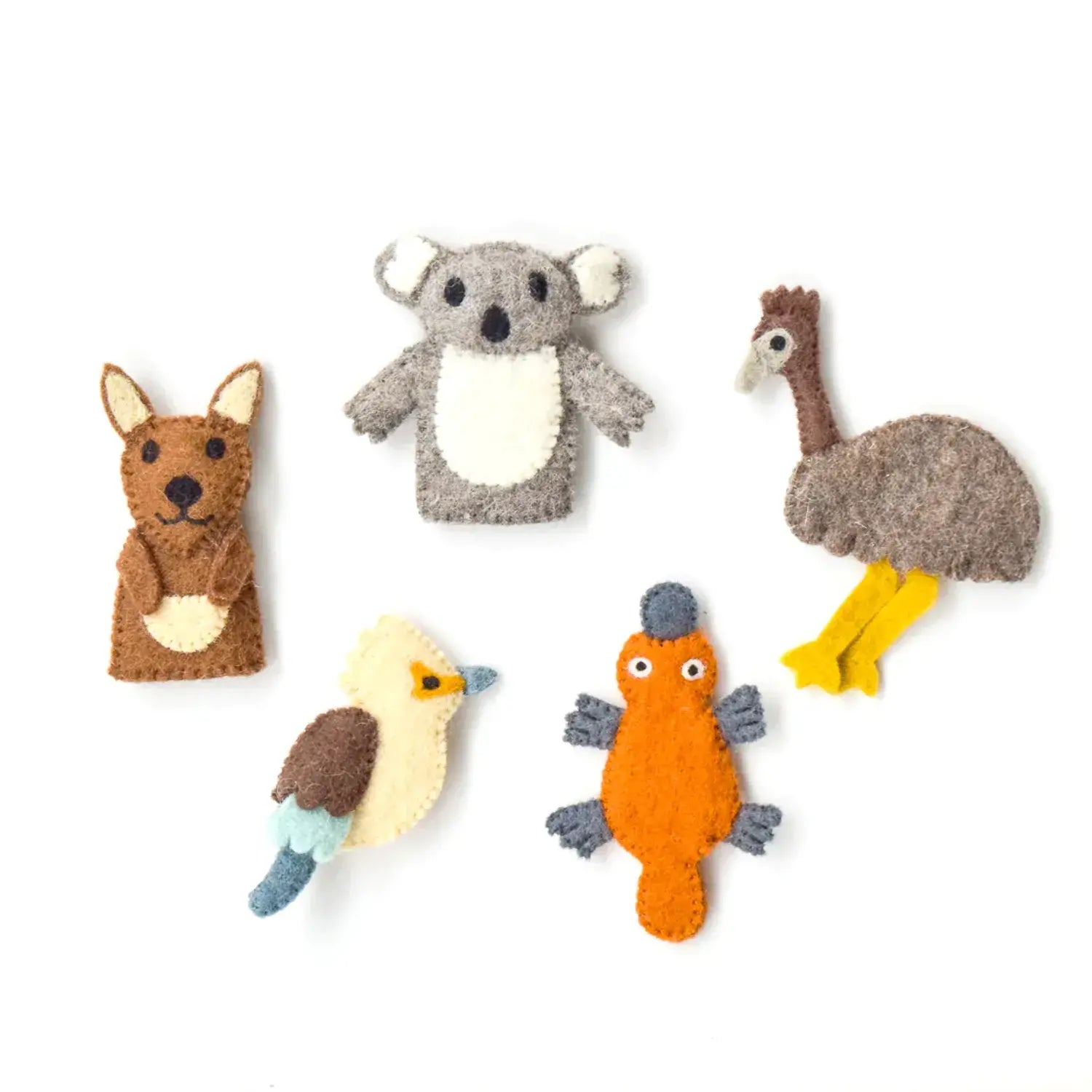 Australian Animals Finger Puppet Set by Tara Treasures 