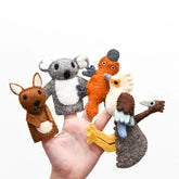 Australian Animals Finger Puppet Set by Tara Treasures 