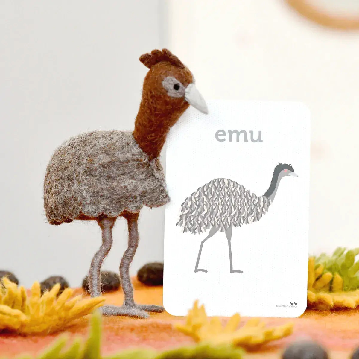 Felt Emu Toy by Tara Treasures