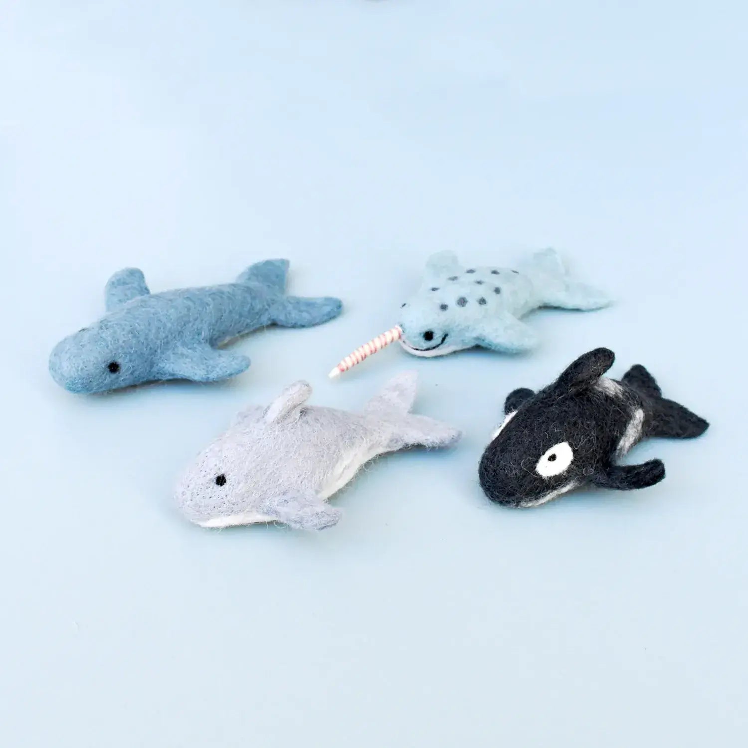 Felt Orca Killer Whale Toy by Tara Treasures
