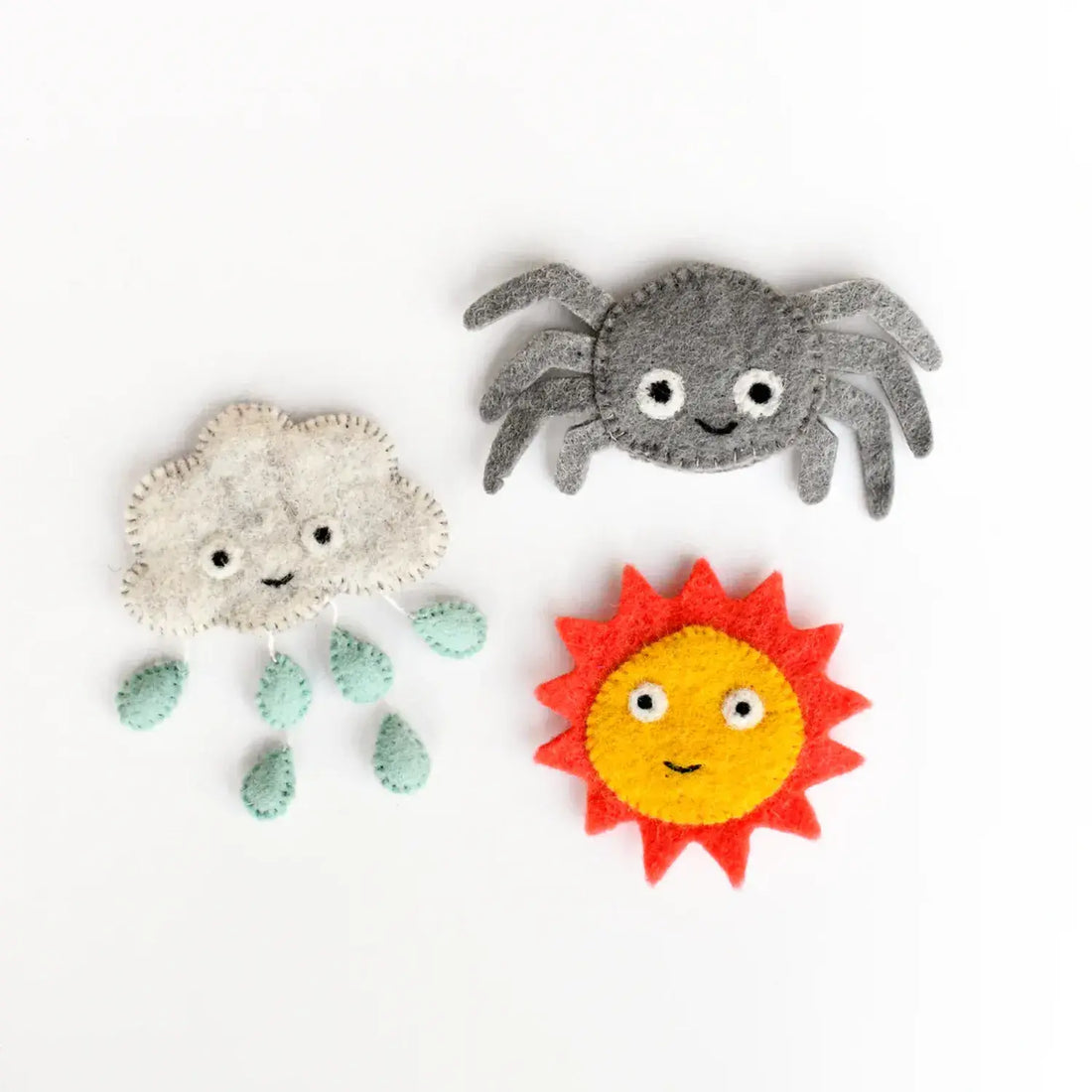 Incy Wincy Spider Finger Puppet Set by Tara Treasures